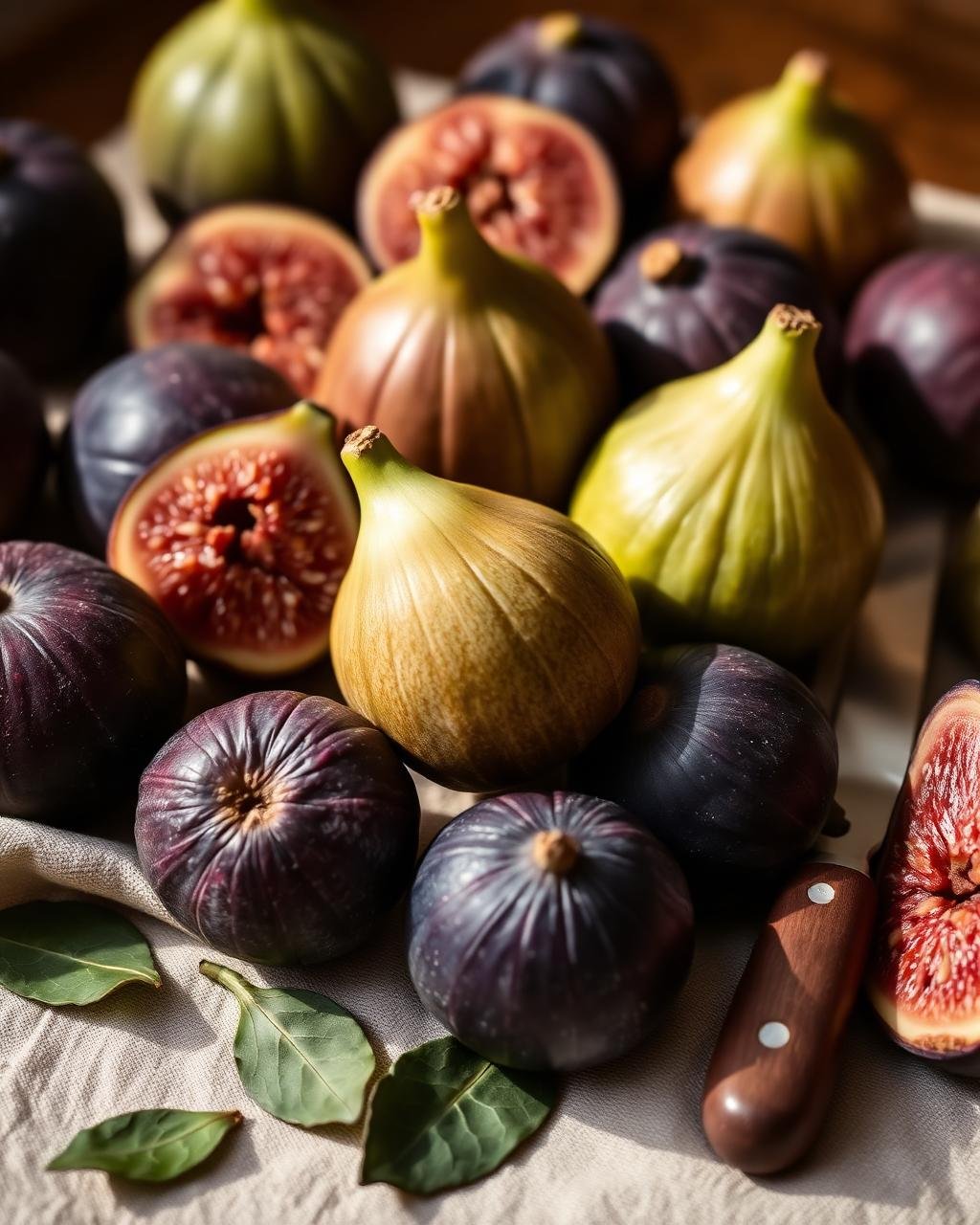 Figues fraîches du jardin